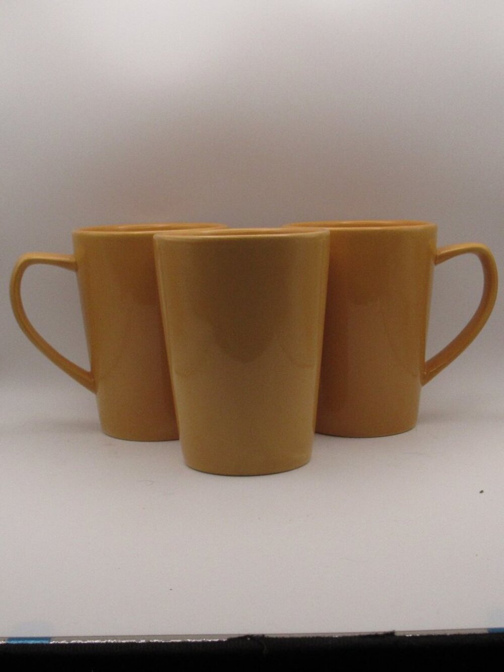 Tabletops Gallery Gold Misto Coffee Mugs - Set of 3